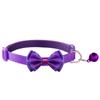 Collar para Mascotas con Lazo y Cascabel, Hebilla Colorida de Alta Calidad, Collar Universal para Gatos y Perros, Tamaño Ajustable, Teddy