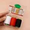 Caja de Costura Doméstica Práctica Set de Agujas e Hilo para Coser Bolsa de Costura Portátil para Estudiantes Caja de Almacenamiento de Buena Calidad Costura y Costura