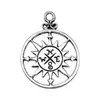 Accesorios para joyería DIY serie náutica marina aleación plata antigua ancla de barco timón colgante de barco pulsera collar materiales al por mayor
