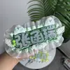 Ju Jingyi y Hou Mingyi Colgante Terminado Reflectante DIY para Fans Mercancía de Celebridades Texto Creativo Nombre Fieltro Lindo