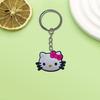 Llavero creativo de la serie Hello Kitty de AliExpress. Pequeño regalo. Llavero de coche de moda.