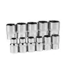 Llave de carraca Zhongfei de 3/8" para vasos cortos, cabeza hexagonal interna y externa, 9.5 mm, herramienta para reparación de automóviles, 6-22 mm