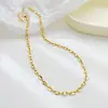 Moda 2023 transfronteiriça novo Colar oval de focinho de porco Costura francesa design de nicho pulseira de alta qualidade para mulheres