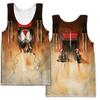 Camiseta fina sin mangas para hombre, estilo europeo y americano, con estampado de tatuaje digital 3D personalizado, chaleco de ocio