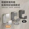 Gancho de Acero Inoxidable para Lavabo Sin Perforaciones Estante de Almacenamiento para Inodoro Colgante de Pared Gancho Adhesivo Estante de Almacenamiento para Lavabo de Baño Gancho para Lavabo