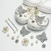 2026 Moda Nuevo Versátil Zueco de Oso con Cuentas Accesorios para Zapatos DIY Dijes Desmontables para Zapatos Hebillas de Zapatos de Alta Gama