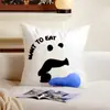 Toalla Bordada Almohada de Dibujos Animados Cojín para Sofá de Sala de Estar Almohada de Terciopelo Trendy para Coche Almohada para Siesta de Niña Linda