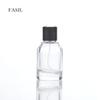 Botellas de Perfume de 50 ml en Stock al por Mayor, Productos de Vidrio, Botellas Reutilizables, Botellas de Vidrio con Hombro Inclinado, Botellas de Recarga para Perfume, Atomizador de Niebla Fina