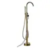 Grifo de bañera de suelo columna de cobre grifo de bañera control automático de agua fría y caliente para el hogar hotel venta al por mayor de fábrica grifo