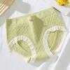 Roupa Íntima Feminina de Cintura Média com Absinto para Contração da Barriga, Sem Costura, Atacado, Calcinha Tipo Bainha Sem Costura para Levantar o Quadril Feminino
