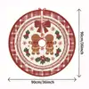 Artículos más vendidos transfronterizos: Falda para Árbol de Navidad, Hombre de Jengibre, Accesorios de Decoración para Fiesta de Escena de Año Nuevo, Decoraciones, Venta Directa del Fabricante