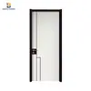Bowdeu Puertas Fabricantes Puertas de Madera a Medida Puerta Reforzada para Dormitorio Interior Puerta Ecológica sin Pintura Puerta para Habitación Dormitorio