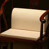 Cojín para Respaldo de Silla de Palosanto Estilo Chino, Cojín Integrado de Asiento y Respaldo para Silla de Té, Sillón, Cojín de Soporte Lumbar, Soporte Engrosado para Cintura