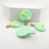 Accesorios de resina de piruleta de amor de dibujos animados, accesorios para manualidades con pegamento de crema, funda de teléfono, caja de almacenamiento, material de pegatinas para refrigerador