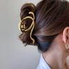Estilo coreano ins Estilo Design Simples Sense Grab Clip Verão das Mulheres Novo Clipe de Tubarão High-end Grande de alta qualidade Acessórios de cabelo feminino