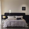 Xiangling PremiumLujo Ligero, Gama Alta, Amigable con la Piel, Cómodo Algodón Piel de Bebé Hilo Cepillado Teñido en Hilo Patchwork Bordado Estampado Juego de Cuatro Piezas