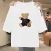 E-commerce Transfronteiriço Moda para Mães Meia-idade Novo Estilo Chinês Tendência Nacional Gola Redonda Manga Sete Quartos Camiseta Casual Versátil Top Emagrecedor