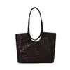 2026 Nueva Bolsa Tote de Gran Capacidad Lujo Ligero Nicho para Mujer Bolso de Mano con Sensación de Alta Gama para el Trabajo Bolso de Hombro Bolso Tejido