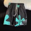 Pantalones Cortos de Patrick Estrella Transfronterizos para Hombre, de Verano Estilo Americano Modernos Deportivos de Baloncesto Sueltos Tallas Grandes de Cinco Puntos para Playa en Stock