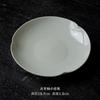 Juego de Té Kung Fu de Cerámica con Esmalte Verde Antiguo Tetera Dos Tazas Cuenco Taza Pequeña de Té Retro Gris Hierba Individual