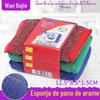 Lavagem Rei Aço Fio Pano Bacia de Lavagem Esponja Lavagem Tigela Pano Super Ferrugem Descontaminação Lavagem Pote Escova Esfregando Pano Peça Única