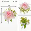 Mori Corsage estilo coreano Amazon casamento branco flanela rosa corsage cerimônia de formatura roupa flor suprimento