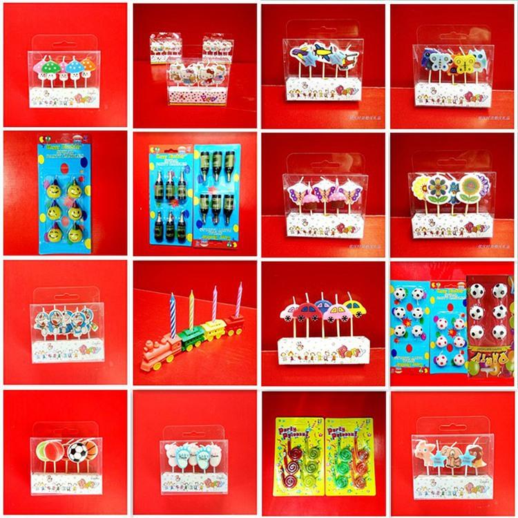 五卡通多款蜡烛集