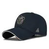 Boné de Baseball com Aba Sandwich Moda Quatro Estações Versátil com Escudo Bordado e Copa Rígida para Homens e Mulheres, Viseira de Proteção Solar