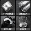 Copo de Chá Tianxi com Separador de Água e Filtro de Bolhas Camada Dupla de Vidro Transparente Criativo Copo de Água Portátil Doméstico para Homens e Mulheres