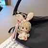 Tiara de Orelhas de Coelho Desenho Animado Boneca Loli Brinquedo de Pelúcia Mochila Chaveiro Pingente Chaveiro de Boneco de Pelúcia para Casal Decoração