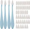 Venta al por mayor de fábrica pluma de pincel de papel 6 Paquete de 3 arte boceto pincel pintura con pincel pluma para difuminar estudiantes juego completo