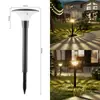 Luz de Gramado Solar para Exterior à Prova de Chuva Pátio Jardim Paisagismo Arranjo Doméstico Arranjo de Atmosfera do Quintal Luz de Sombra Luz de Solo