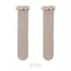 ZT1302 Calcetines para Niños Estilo Otoño Calcetines Largos para Bebé Calcetines Largos Hasta la Rodilla para Bebés Calcetines de Encaje de Princesa Calcetines de Algodón Sin Costuras