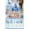 Globos de decoración para el primer cumpleaños de niños y niñas, fondo para la celebración del primer cumpleaños del bebé, tablero KT, accesorios fotográficos para el ambiente