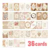 36 Tarjetas del Día de la Madre de Compra Directa Transfronteriza Expresando Gratitud y Bendiciones, Mensajes para Mamá, Tarjetas de Texto Lindas con Temática de Mascotas