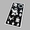Pegatinas de Plantillas para Tatuajes Temáticas de Navidad Plantillas Huecas para Pintura con Henna para Fiestas Navideñas Infantiles Pintura Corporal