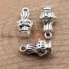 18X9.8X8.2Mm 2.6g Color Plata Antigua Comercio Exterior Accesorios DIY Incensario Colgante Peregrinación de San Diego