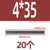 Acero inoxidable 304 pasador cilíndrico elástico pasador de posicionamiento pasador de chaveta pasador de resorte pasador M2M3M4M5M6M8-M12