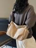 Bolso Cruzado Estudiante Clase Nueva Colección Primavera Verano 2026 para Mujer, Bolso Tote Versátil de Moda Casual Tela Oxford