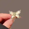 Horquilla con lazo de perla dulce y linda para mujer, mini flequillo con clip lateral, pequeña pinza para el pelo, pinza de tiburón