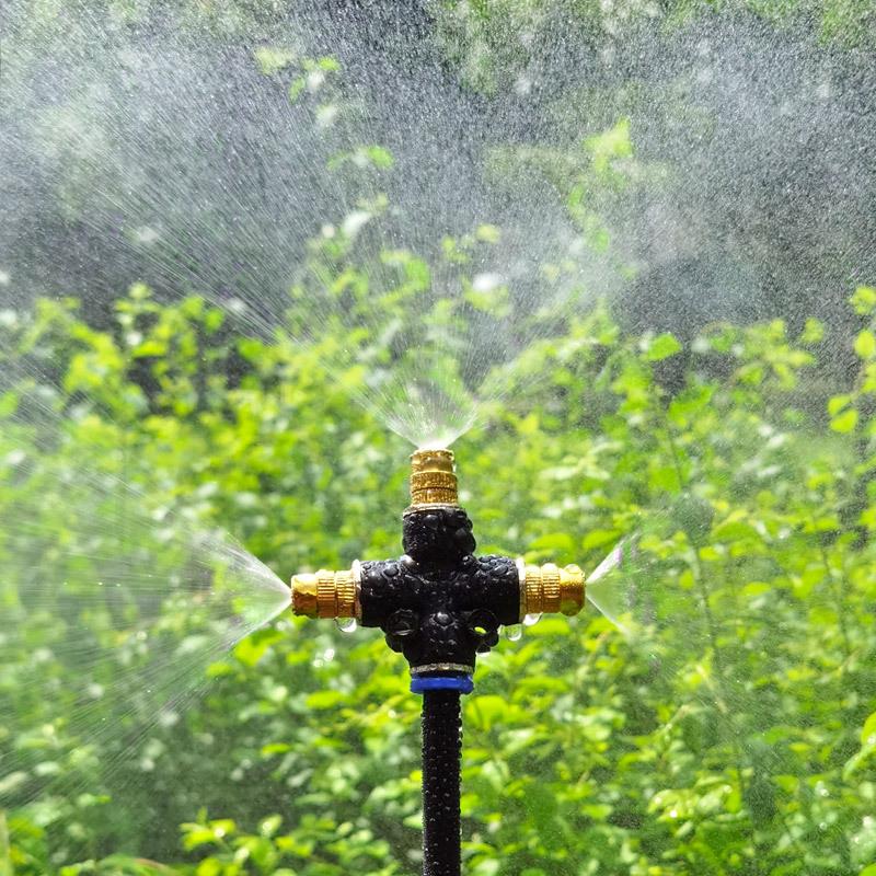 三头雾化快插喷头