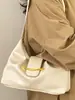 Bolsa Retrô Simples de Grande Capacidade, Bolsa de Ombro Casual da Moda, Nova Tendência Primavera 2026 Bolsa Pequena Quadrada Transversal Feminina