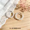 Novos Brincos de Pérola Extra Grandes Moda Francesa Argolas Grandes de Orelha Personalidade de Nicho Acessórios de Orelha Femininos