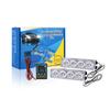 Luz LED de rejilla central para automóvil, luz de advertencia de rejilla para camión, luz estroboscópica de alta potencia, una luz de arrastre, cuatro luces de arrastre, dos luces de destello
