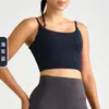 Sujetador Deportivo de Mujer con Forma de U y Tirantes Finos, Hermoso Diseño de Espalda, Sin Costuras y Cómodo para Yoga, Fitness y Pilates