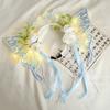 Diadema de hada mariposa para niños, tocado de rendimiento, bolsa de material artesanal, cinta de mariposa, accesorios para vestido de princesa Mori