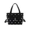 Bolso de Lunares de Nicho Súper Popular para Mujer 2026 Nueva Moda Bolso Cruzado Versátil Bolso de Mano Exquisito Bolso Cubo Bolso Tote Pequeño