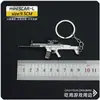 Mini colgante para llavero, modelo de pistola de aleación 98k del juego PUBG, juguete de campo de batalla para niños
