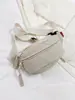 26 bolsa de pecho ins bolsa pequeña de moda nudo Ruyi bolsa cruzada casual japonesa bolsa cruzada deportiva riñonera para hombre bolso de un solo hombro para mujer