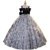 2026 Novo Elegante Vestido de Tutu de Performance Vocal Solo Estilo Francês para Mulheres